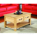 Stylish Solid Oak Drawer Coffee Table Living Room Furniture